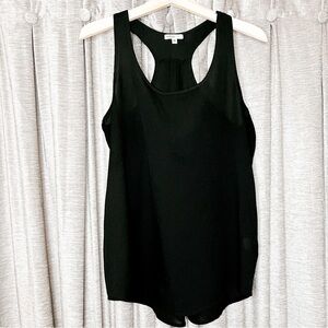 StyleMint Black Racerback Flowy Tank Top Size Medium